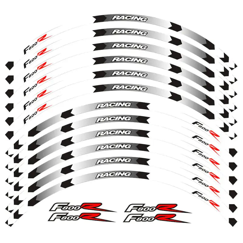 BMW F800R 3M Color Rim Stickers and Wheel Decor