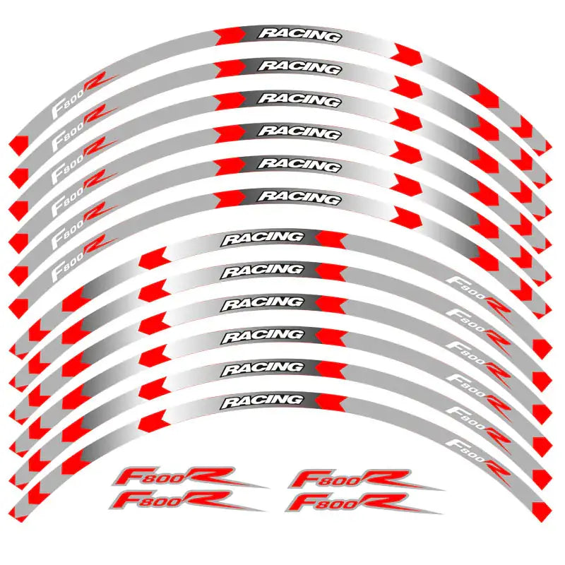 BMW F800R 3M Color Rim Stickers and Wheel Decor