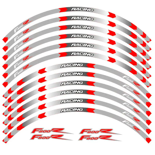 BMW F800R 3M Color Rim Stickers and Wheel Decor