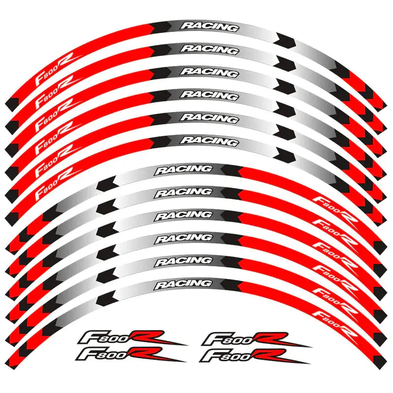 BMW F800R 3M Color Rim Stickers and Wheel Decor